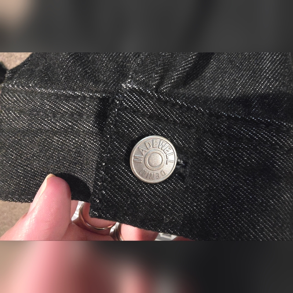 Madewell Raglan Oversized Jean Jacket Size Small - Picture 3 of 11